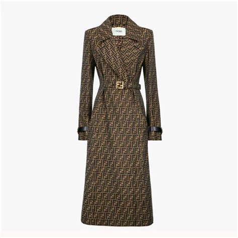 fendi womens trench coats|Fendi ladies overcoat.